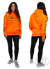 Dirty Dirty Unisex Hoodie, Neon Orange