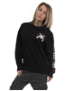 Rebel For Life Winged Unisex Sweatshirt, Black