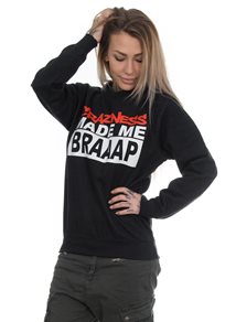eXc Craziness Unisex Sweatshirt, Black Smoke
