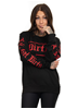 Dirty Dirty Unisex Sweatshirt, Black N red