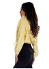 Dirty Chill Cropped Hoodie, Yellow