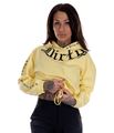 Dirty Chill Cropped Hoodie, Yellow