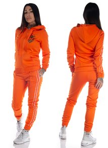 eXc Striped Track Suit, Orange