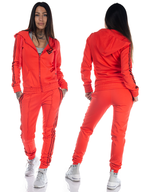 eXc Striped Track Suit, Red