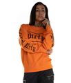Dirty BF Fit Sweatshirt, Orange