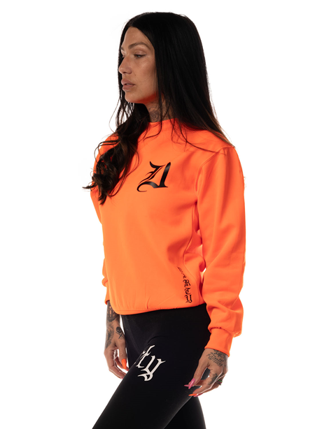 Dirty Bad 1 Sweatshirt, Neon Orange