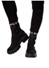 Dirty Ankle Boots, Black