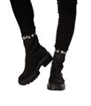 Dirty Ankle Boots, Black