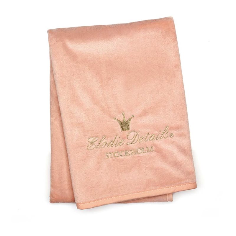 Elodie Details pärlsammetfilt, faded rose