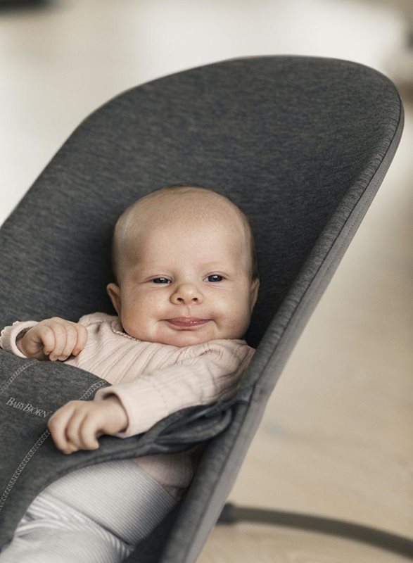 Alternativ bild 1 för Babybjörn Balance Bliss 3D jersey, svartgrå, Svartgrå