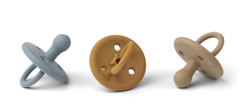 Liewood napp Paula 0-6 mån 3-pack, blue multi mix