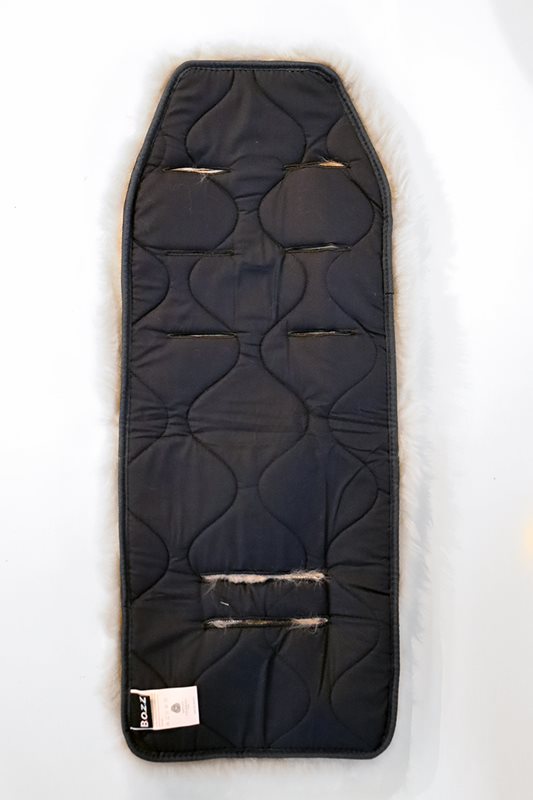 Alternativ bild 1 för Bozz sittvagnsdyna lammskinn, platinum långhårig, platinum långhårig