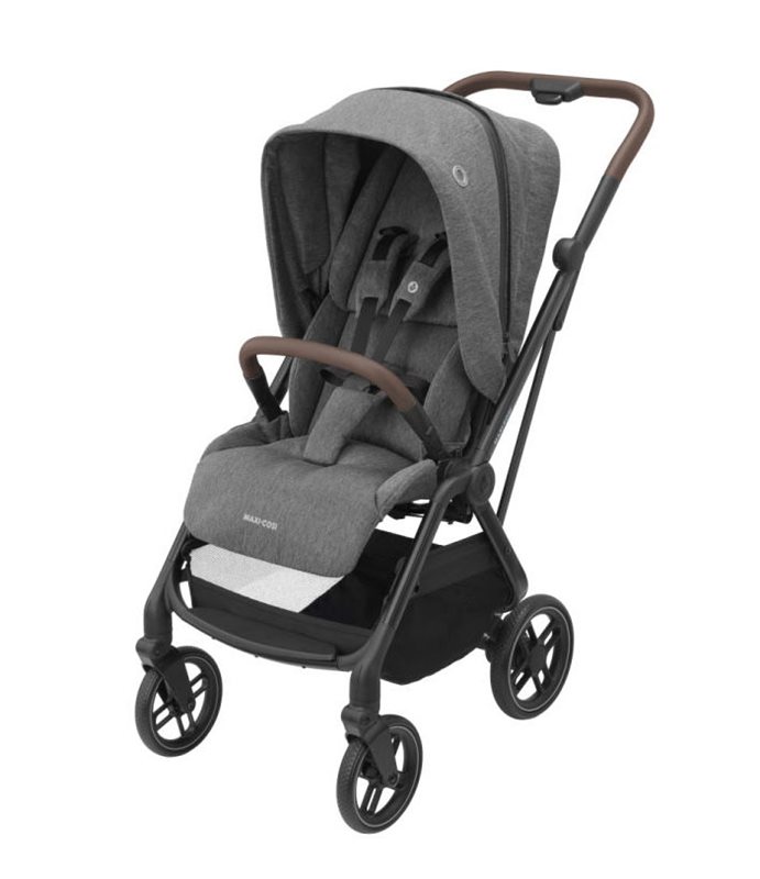 Maxi-Cosi Leona 2 sittvagn, select grey/brun leath.