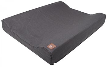 NG Baby skötbädd linne, graphite grey