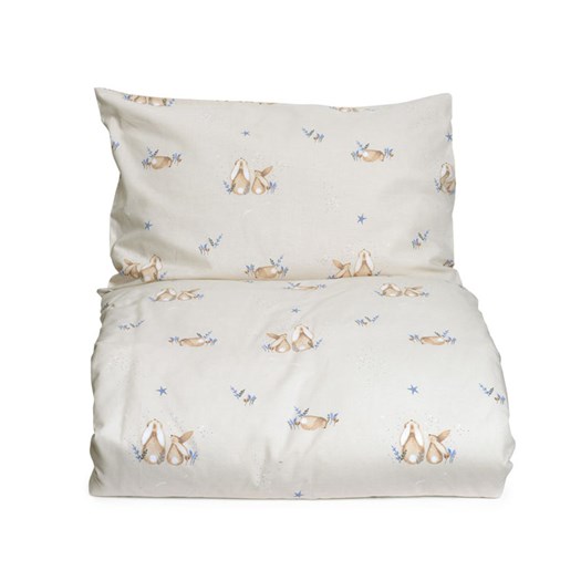 Mini Dreams påslakanset spjälsäng, bunny sand