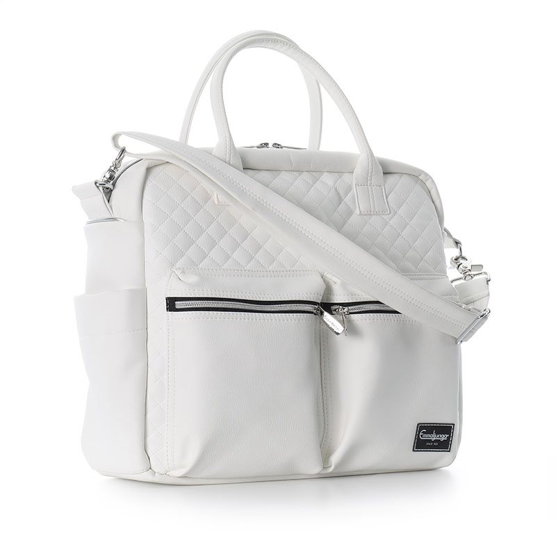 Emmaljunga sk&ouml;tv&auml;ska, White Leatherette