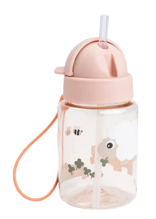 Done by Deer sugrörsflaska Tiny Farm 280 ml, powder