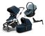 Thule Sleek duovagn + Maple babyskydd + Alfi isofixbas