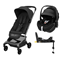 Maxi-Cosi Fame Cabin sulky + Maxi-Cosi Pebble 360 Pro 2 babyskydd + bas