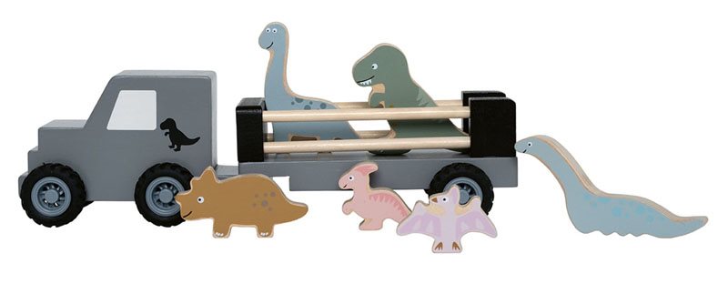 Jabadabado trailer med dinosaurier