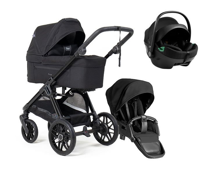 Emmaljunga Sento Pro duovagn Flat+ 2026 + Axkid GoKid babyskydd