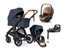 Emmaljunga Sento Pro duovagn Flat+ 2026 + Baby-Safe Pro babyskydd + bas