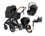 Emmaljunga Sento Pro duovagn Flat+ 2026 + Baby-Safe Pro babyskydd + bas