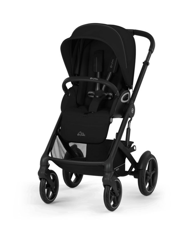 Cybex Talos S Lux sittvagn, moon black/svart chassi