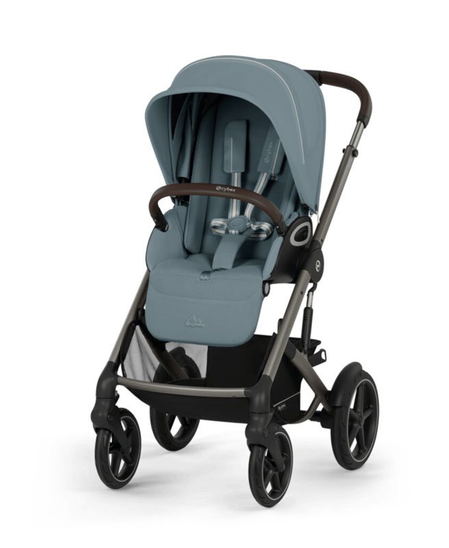 Cybex Talos S Lux sittvagn, stormy blue/taupe chassi