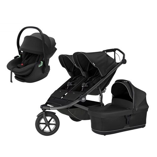 Thule Urban Glide 3 double duovagn + Maple babyskydd