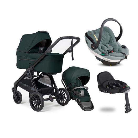 Emmaljunga Sento duovagn Ergo+ 2026 + Go Beyond babyskydd + bas