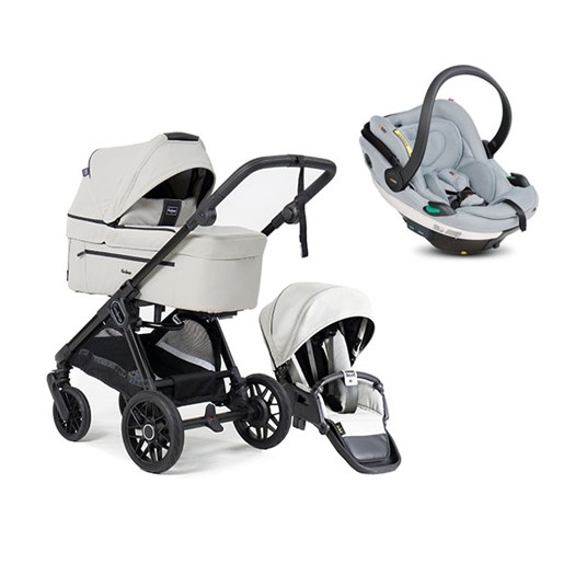 Emmaljunga Sento duovagn Flat+ 2026 + Go Beyond babyskydd