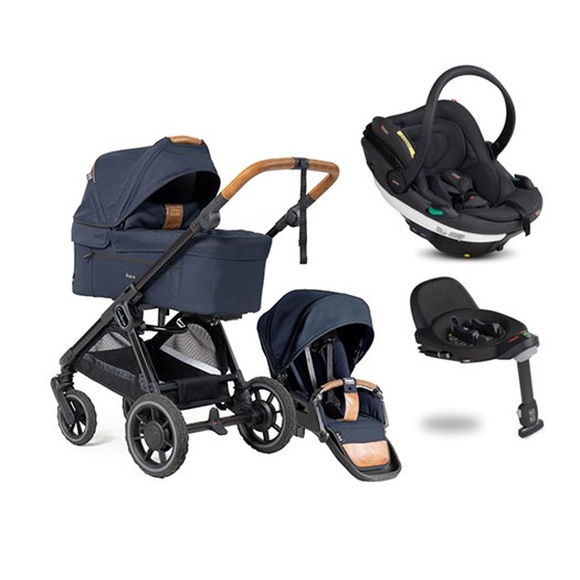 Emmaljunga Sento duovagn Flat+ 2026 + Go Beyond babyskydd + bas