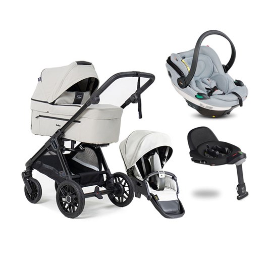 Emmaljunga Sento duovagn Flat+ 2026 + Go Beyond babyskydd + bas