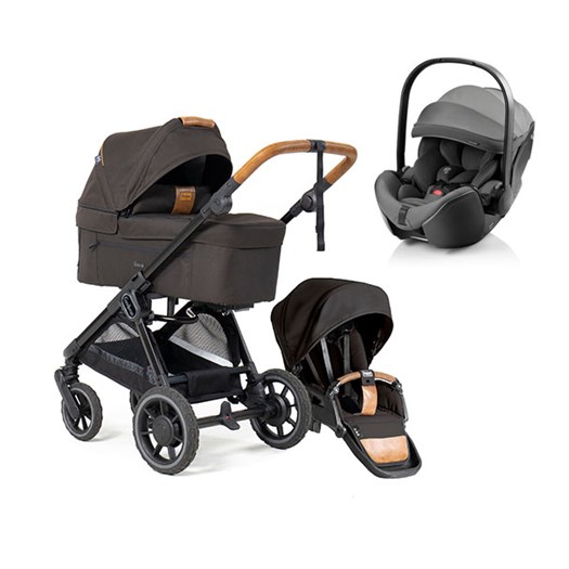 Emmaljunga Sento duovagn Flat+ 2026 + Baby-Safe Pro babyskydd