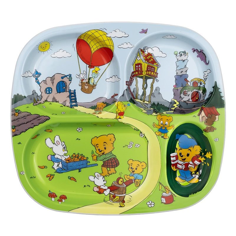 Rätt Start indelad tallrik Bamse