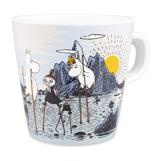 Rätt Start mugg med handtag, Mumin Kobbar & skär