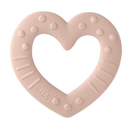 BIBS bitleksak hjärta, blush