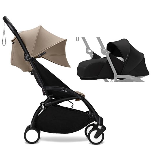 Stokke YOYO3 sittvagn + färgklädsel med liggbas