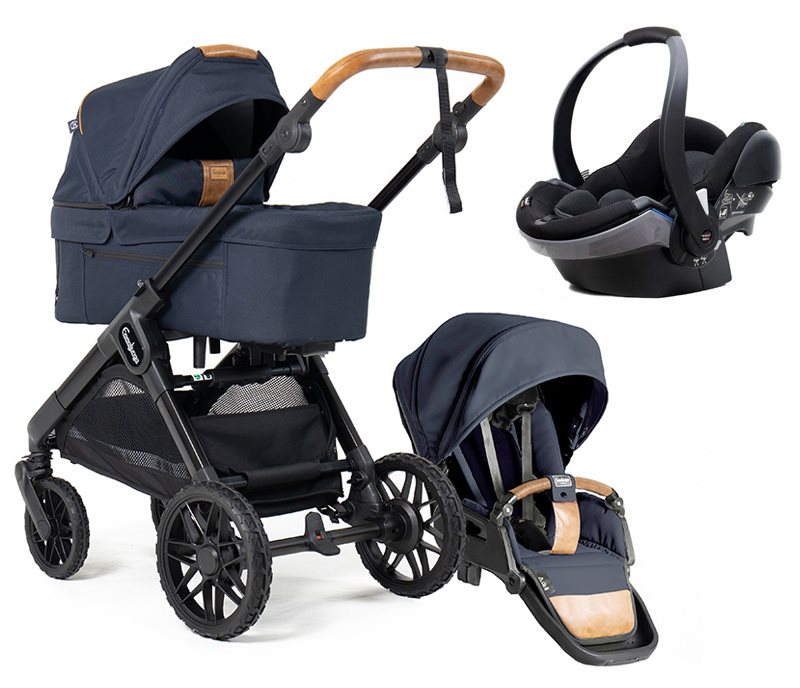 Emmaljunga Sento Max duovagn Flat+ 2026 + iZi Go Modular X2 babyskydd