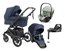 Emmaljunga Super Sonic duovagn + Britax Römer Baby-Safe Pro babyskydd + isofixbas