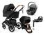 Emmaljunga Super Sonic duovagn + Britax Römer Baby-Safe Pro babyskydd + isofixbas