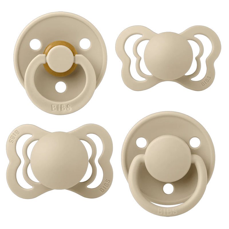 BIBS Try It Collection latex/silikon 4-pack, vanilla