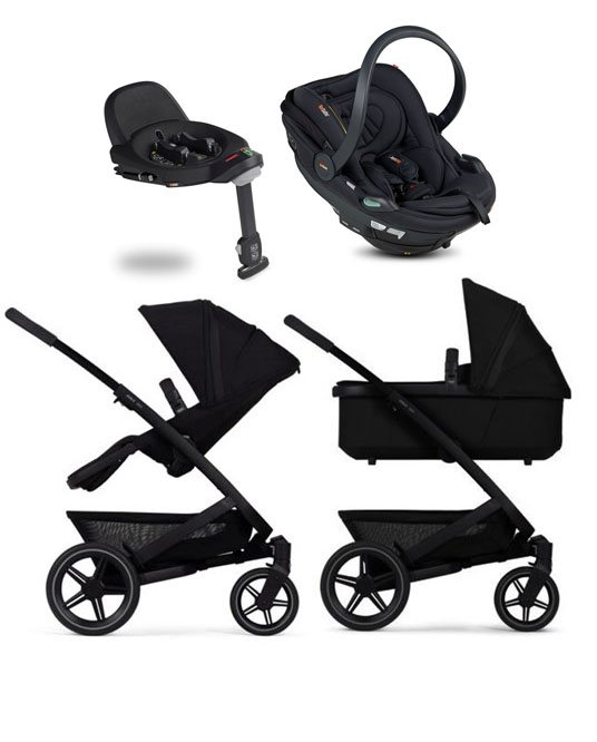 Joolz Geo3 duovagn + BeSafe Go Beyond 2 babyskydd + isofixbas