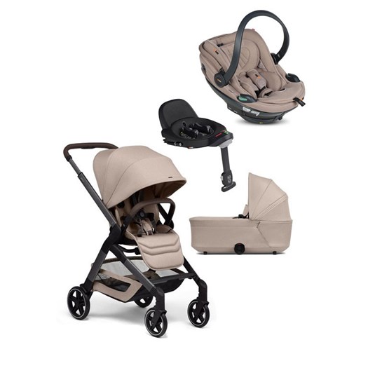 Joolz HUB2 duovagn + BeSafe Go Beyond 2 babyskydd + isofixbas