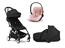 Stokke YOYO3 duovagn + Cybex Cloud T babyskydd