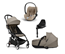 Stokke YOYO3 duovagn + Cybex Cloud T babyskydd + isofixbas