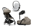 Stokke YOYO3 duovagn + Cybex Cloud G babyskydd + isofixbas