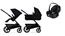 Joolz Geo3 duovagn + Joolz Maxi-Cosi Pebble 360 Pro 2 matchande babyskydd