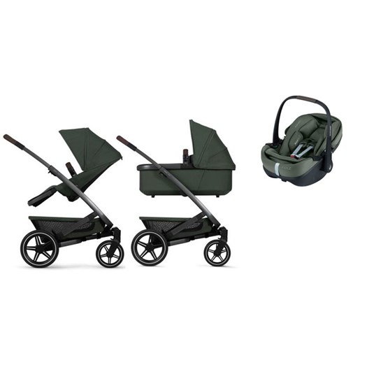 Joolz Geo3 duovagn + Joolz Maxi-Cosi Pebble 360 Pro 2 matchande babyskydd